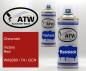 Preview: Chevrolet, Victory Red, WA9260 / 74 / GCN: 400ml Sprühdose + 400ml Klarlack - Set, von ATW Autoteile West.